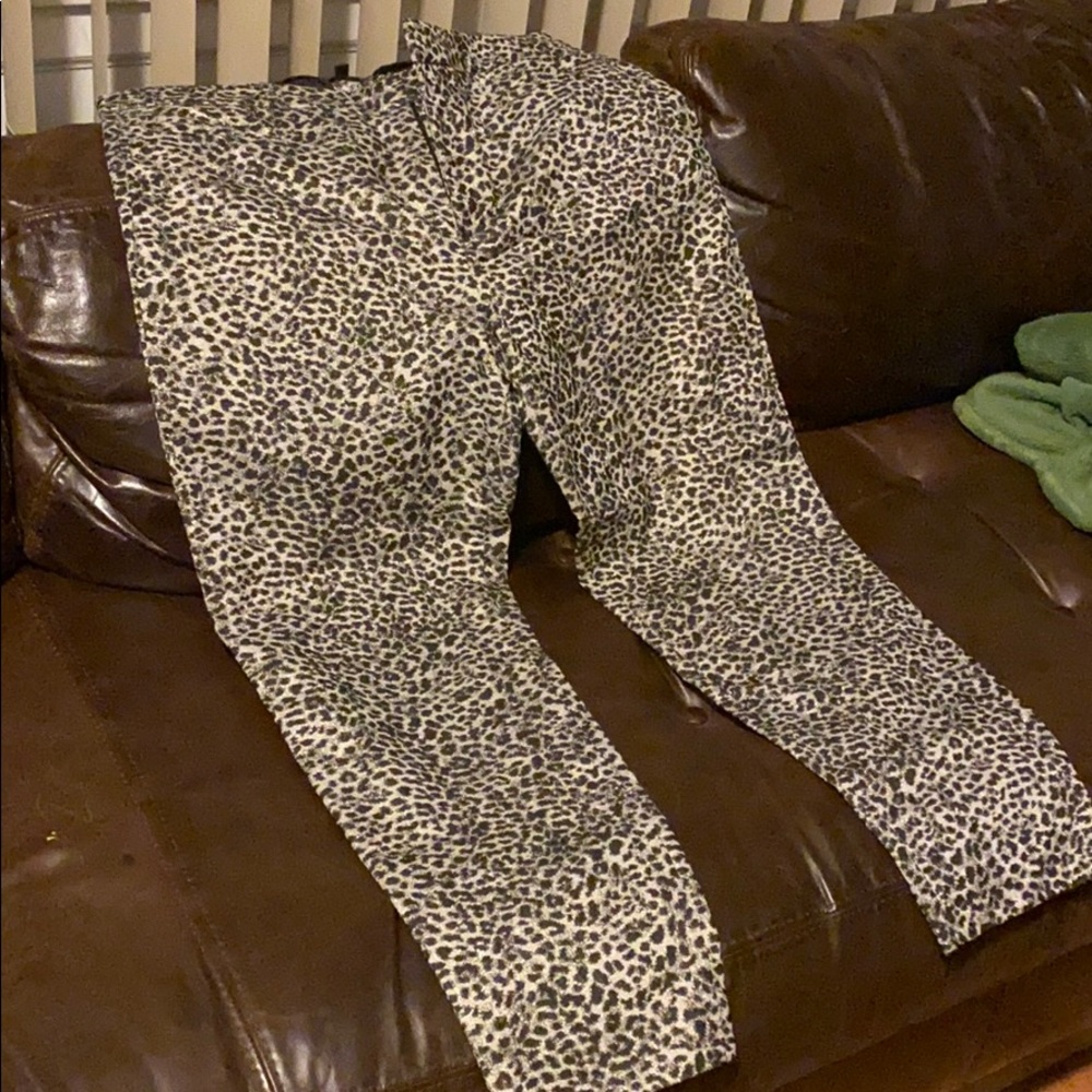 Banana Republic Sparkling Leopard Pant